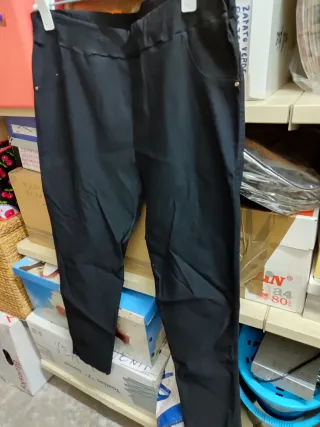 Pantalón negro señora talla 4XL