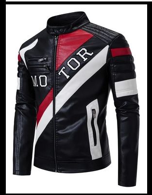 Chaqueta  moto negra