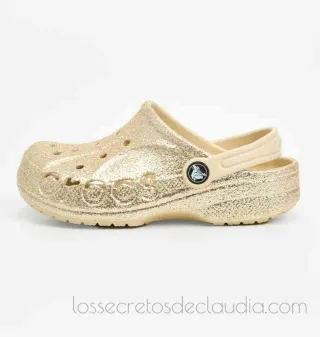 NUEVOS zuecos CROCS Classic dorados tendencia 