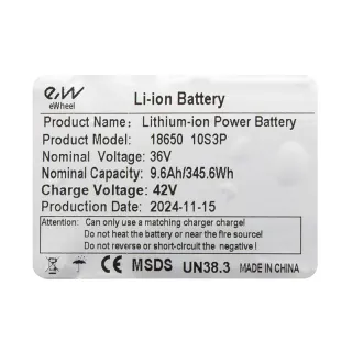 Batería Li-ion 36V 9.6Ah Xiaomi M365 Essential 1Ss