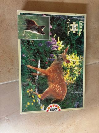 Puzzle Educa Fauna 70 Piezas Ciervo