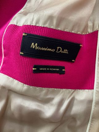 Chaqueta fucsia Massimo Dutti Talla 38
