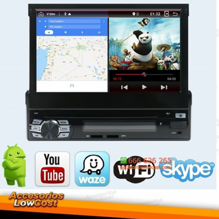 REPRODUCTOR MULTIMEDIA GPS 1 DIN, PANTALLA 7" MOT