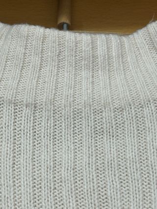 Chaleco largo mujer blanco talla única