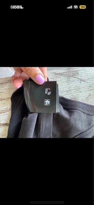 Top Prada Negro/Gris