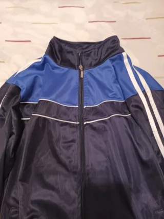 Chaqueta chándal azul y negra Talla M