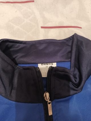 Chaqueta chándal azul y negra Talla M