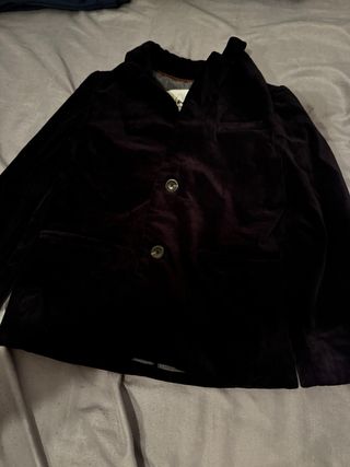 Traje de vestir niño gris a cuadros talla 4-5 