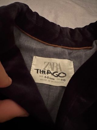 Traje de vestir niño gris a cuadros talla 4-5 