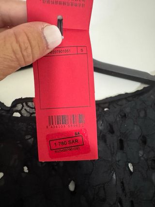 Bluson amplio Carolina Herrera TS algodon negro