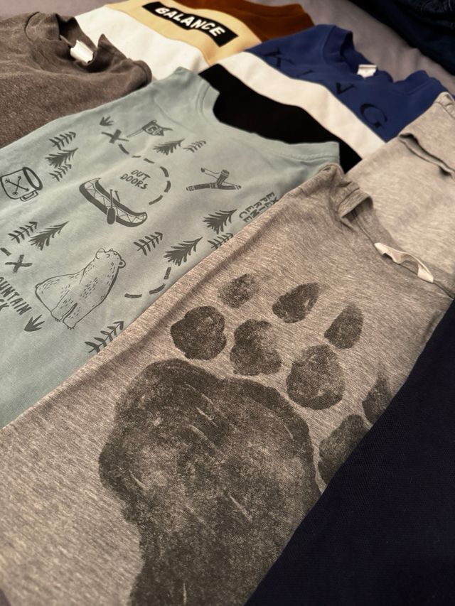 Lote Camisetas Niño de 3-5 Años.
