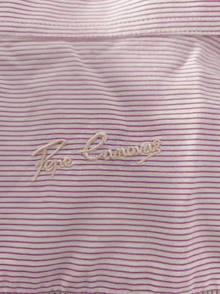 Camisa Pepe Cánovas Rayas Rosas Talla L