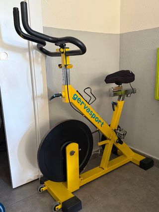 Bicicleta Estática Gervasport Amarilla