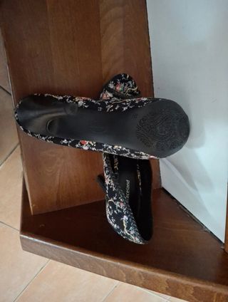 Scarpe Graceland floreali peep toe