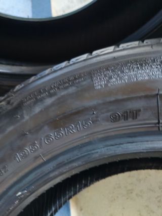 2 Neumáticos Bridgestone Turanza 195/65 R15 91T
