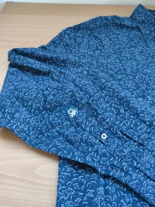 Camicia UCB Fantasia Blu Taglia L