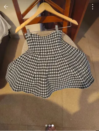 Minifalda pata de gallo 