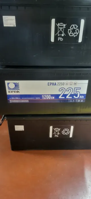 Baterías  225Ah 1200EN bateria EPHA 2250 