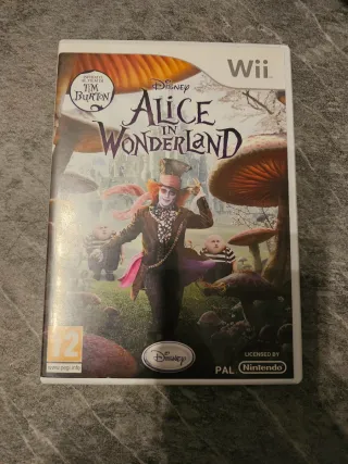 Alice in Wonderland Wii Disney Tim Burton