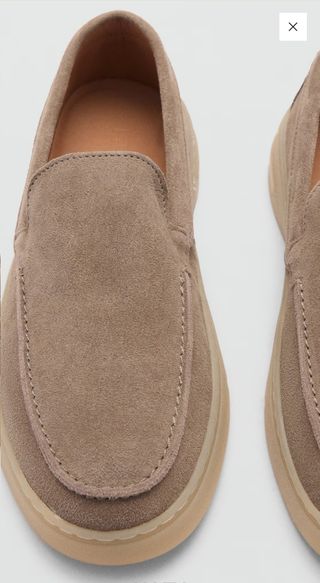 Mocasines de piel serraje