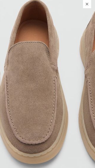 Mocasines de piel serraje