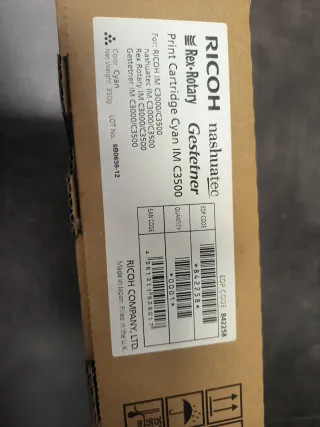 Tóner Ricoh Cyan IM C3500 EDP 842258