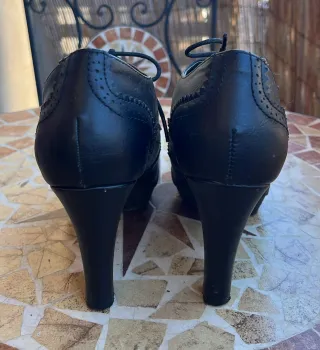 Zapatos negros tacón talla 36
