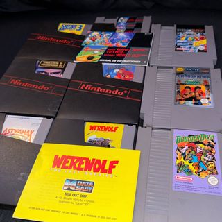 Lote 9 Juegos Nintendo NES Pal España 