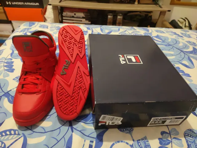 FILA Cage Mid Rojas - Talla 45 - Nuevas