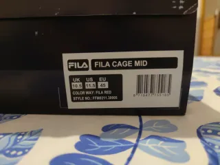 FILA Cage Mid Rojas - Talla 45 - Nuevas 