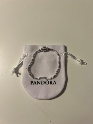 Pulsera Pandora Cierre Barril Plata