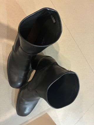 Botines negros tacón plataforma talla 39