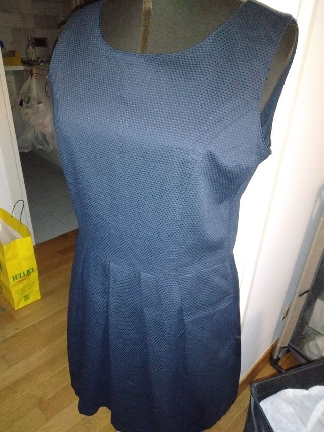 Giacca jeans donna, abito e collana