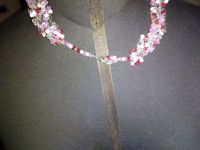 Giacca jeans donna, abito e collana