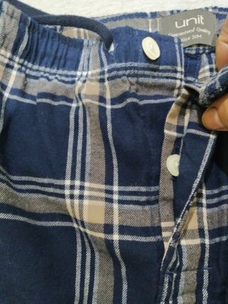 Pijama Caballero Gris Manga Larga
