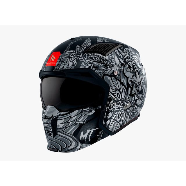 Casco MT Streetfighter SV S Hellish B2 Negro