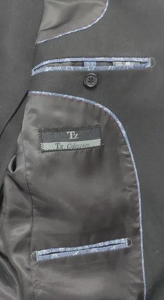 TRAJE HOMBRE TZ NEGRO TALLA S