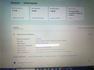 Computer portatile HP 15s-fq2039ns i7 15 argento