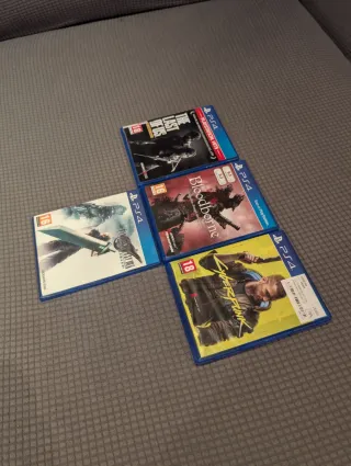 Pack 4 Juegos PS4: Bloodborne, Cyberpunk 2077,...