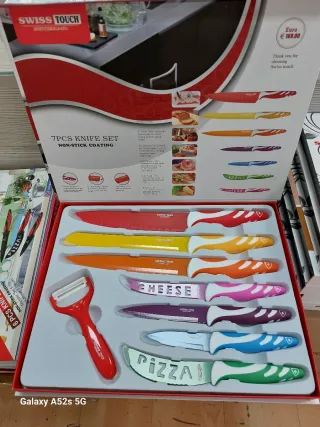 Super offerta Set di 7 coltelli Swiss Touch + pelati