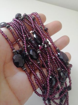Collana vintage granati