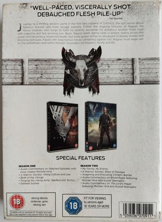 Vikings - Temporadas 1 y 2 DVD