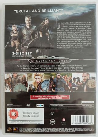 Vikings - Temporadas 1 y 2 DVD