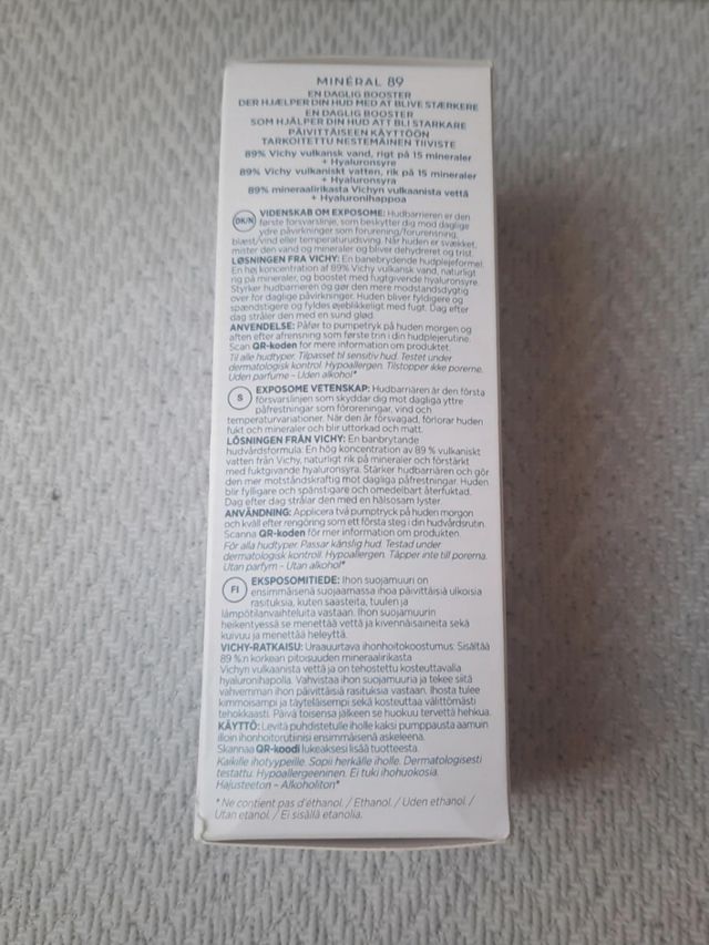 Vichy Mineral 89 Booster Facial 50ml