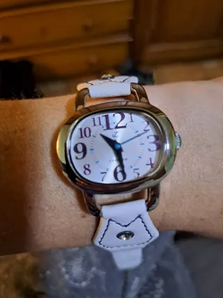 Reloj Calypso Mujer Blanco y Plateado