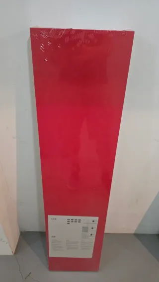 Baldas Ikea Lack Roja y Negra - 110x26