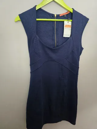 Vestido azul T M nuevo con etiquetas