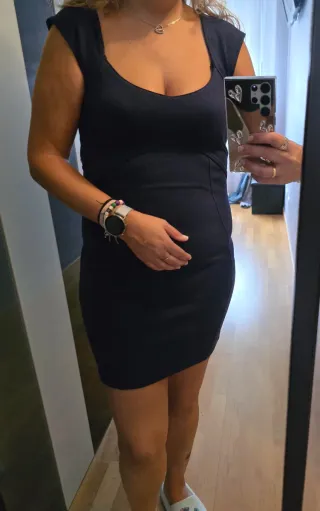 Vestido azul T M nuevo con etiquetas