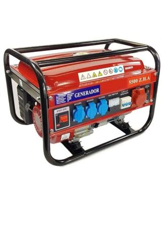 Generador Eléctrico Rojo