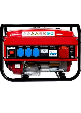 Generador Eléctrico Rojo